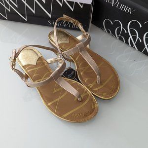 NWT Sam & Libby Sandals Natural Size 7